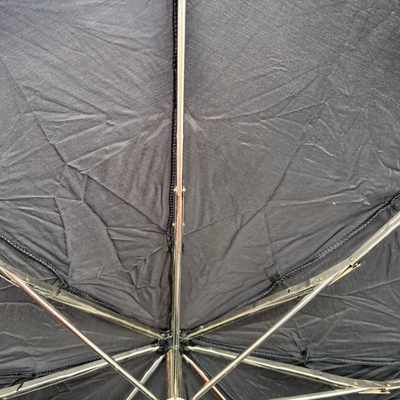 Vintage COCO CHANEL Patent Leather Umbrella Holder w/Chain and Umbrella - Picture 13 of 13